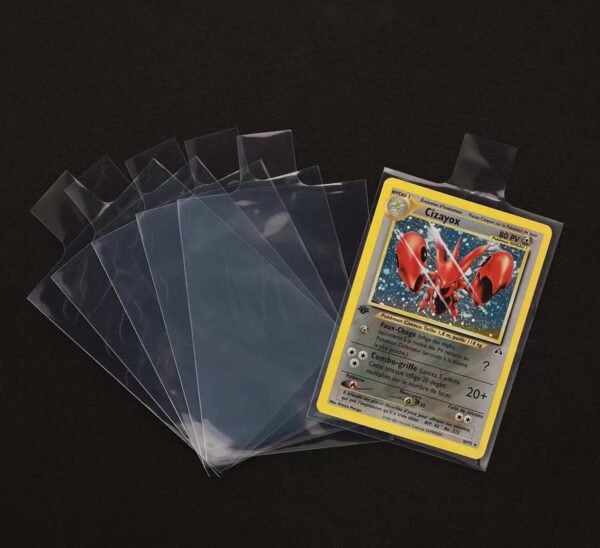 Sleeves Gloss à Languette – Lot de 50