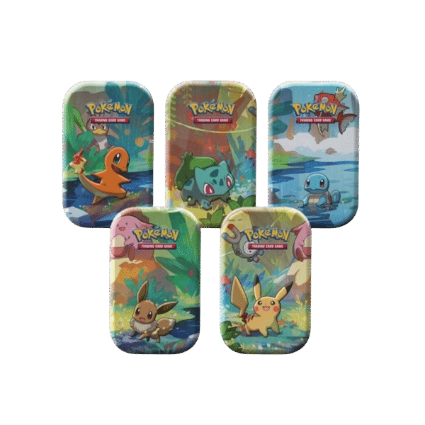 PokemonKantoFriendsMiniTins Display Mini-Tins Amitiés de Kanto & Puissance de Kanto