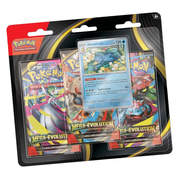 Tripack_ME01_AKWAKWAK Tripack ME01 – Méga-Évolution
