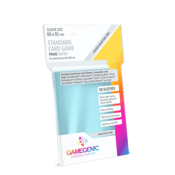 gam000209_1 Sleeves Prime GAMEGENIC – Lot de 50