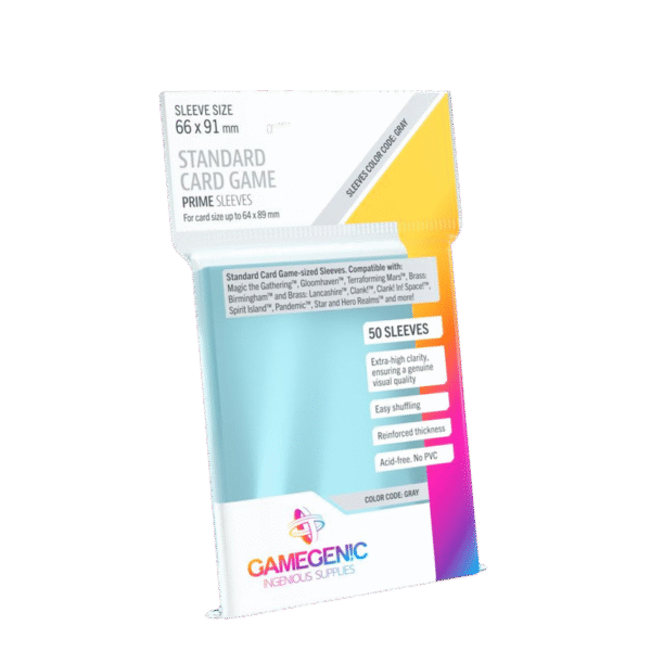 gam000209_1 Sleeves Prime GAMEGENIC – Lot de 50