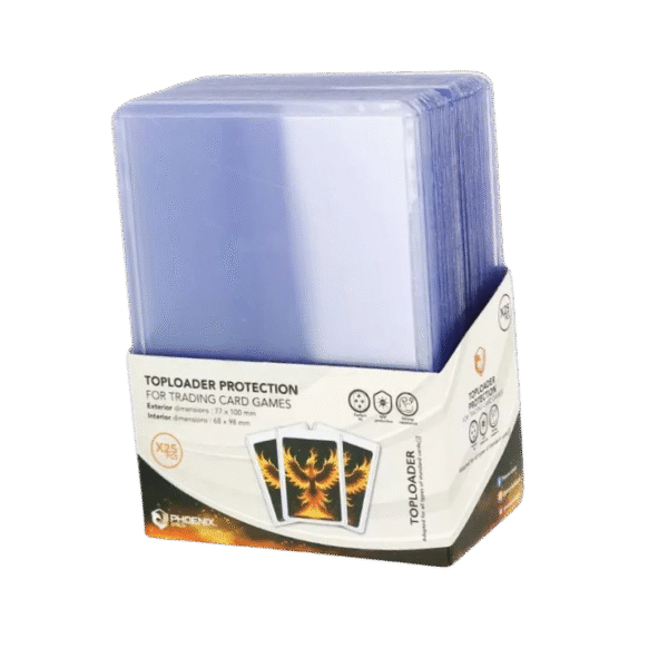 phoenix-shield-toploaders-35pt-3x4-x-25-standard Toploader Phoenix Shield – Lot de 25