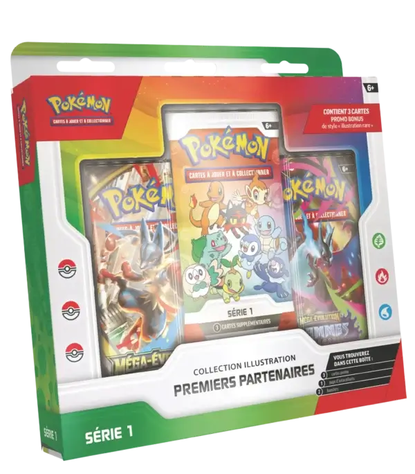 1ER PARTENAIRE SERIE 1 POK Collection Illustration Premiers Partenaires – Série 1