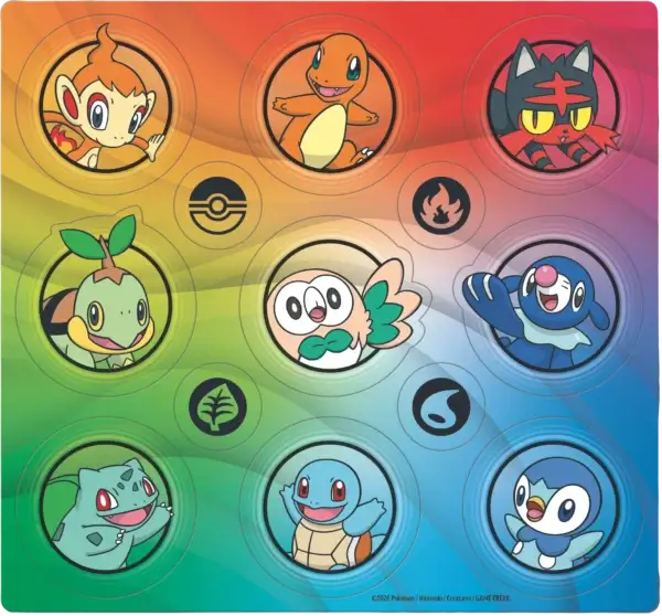 PART1 POK2 Collection Illustration Premiers Partenaires – Série 1