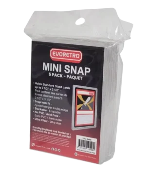 FIGEVO5460_1 Mini Porte-Cartes Acrylique – Pack de 5