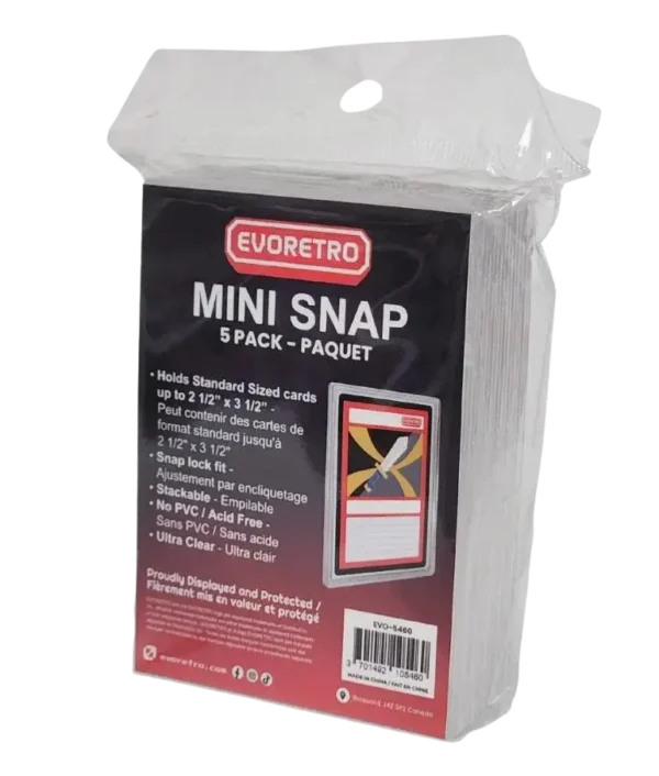 FIGEVO5460_1 Mini Porte-Cartes Acrylique – Pack de 5