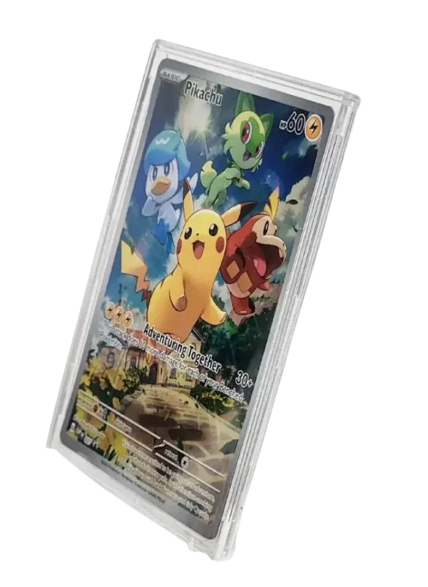 FIGEVO5460_2 Mini Porte-Cartes Acrylique – Pack de 5