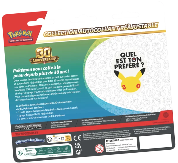 3Pack Noadkoko 30th Back Tripack 30e Anniversaire
