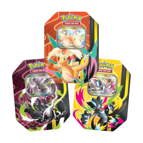Mega Force Arset Pokébox Méga Forces (Méga-Darkrai ex, Méga-Dracolosse ex & Méga-Zeraora ex)