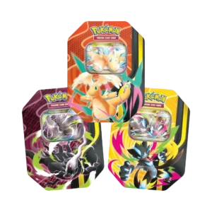 Arset Pokébox Méga Forces (Méga-Darkrai ex, Méga-Dracolosse ex & Méga-Zeraora ex)