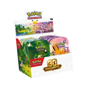 Display de Mini-Tin 30e Anniversaire Pokémon
