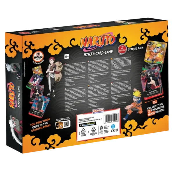 Coffret-ARRIERE-Naruto-h10 Coffret Starter Pack – Konoha Shidō – Sasuke & Naruto (1er Édition)