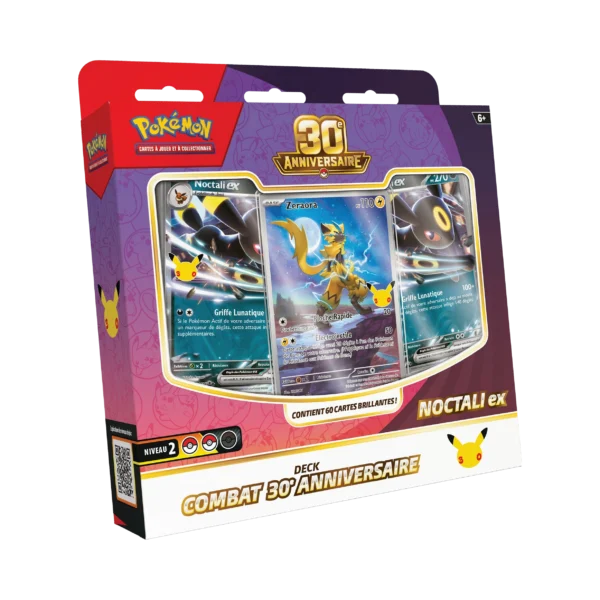 Deck Combat 30e Anniversaire Noctali-ex Pokémon FR