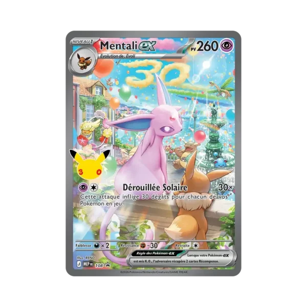 Carte promo Mentali-ex 30e Anniversaire