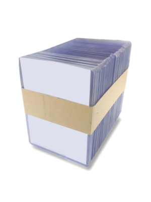 Lot de 100 toploaders transparents standard 35pt Ultra Pro, 76 x 102 mm